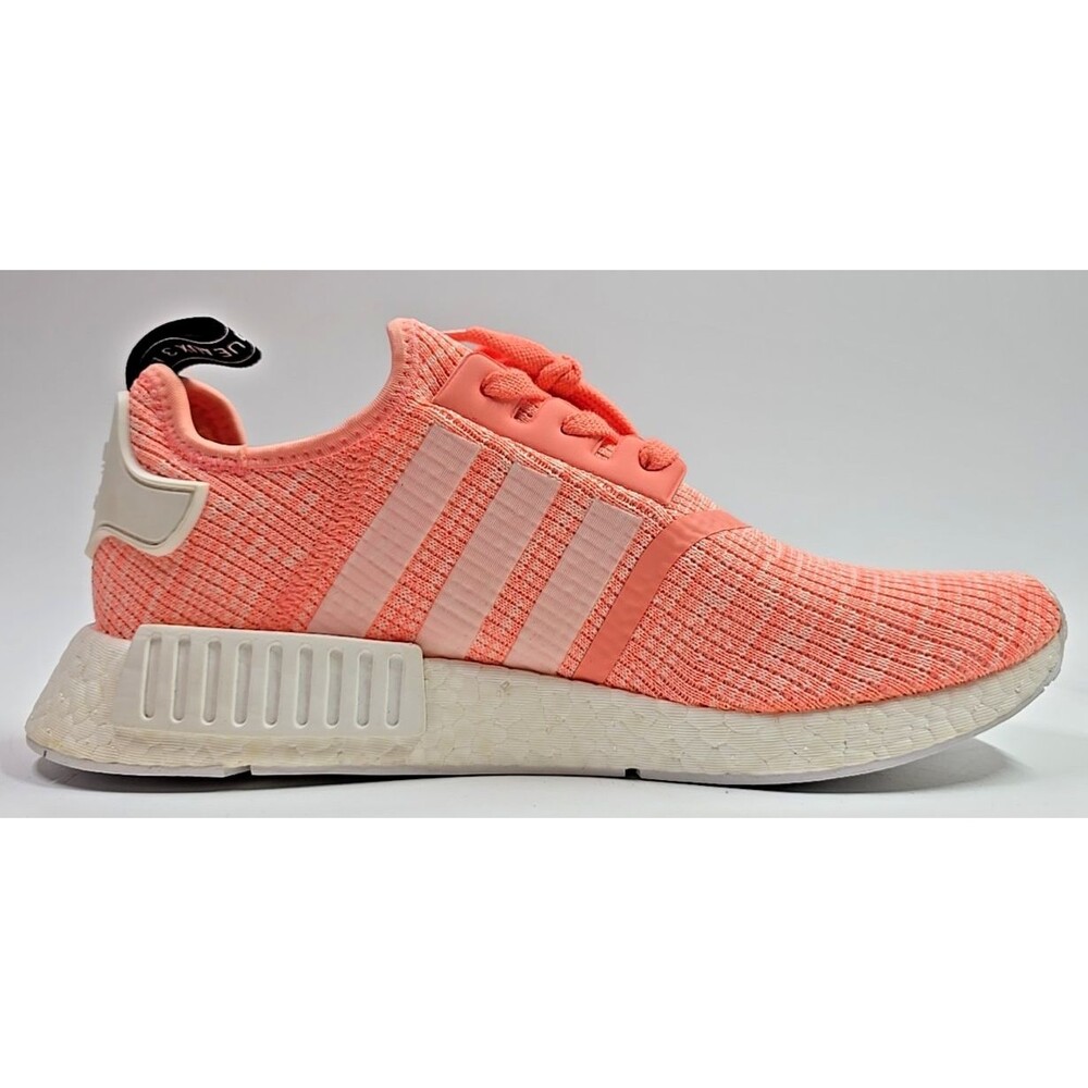 BRAND NEW ADIDAS NMD R1 WOMENS SUN GLOW CORAL ORANGE SIZE 10.5 PINK BY3034 - Picture 7 of 11